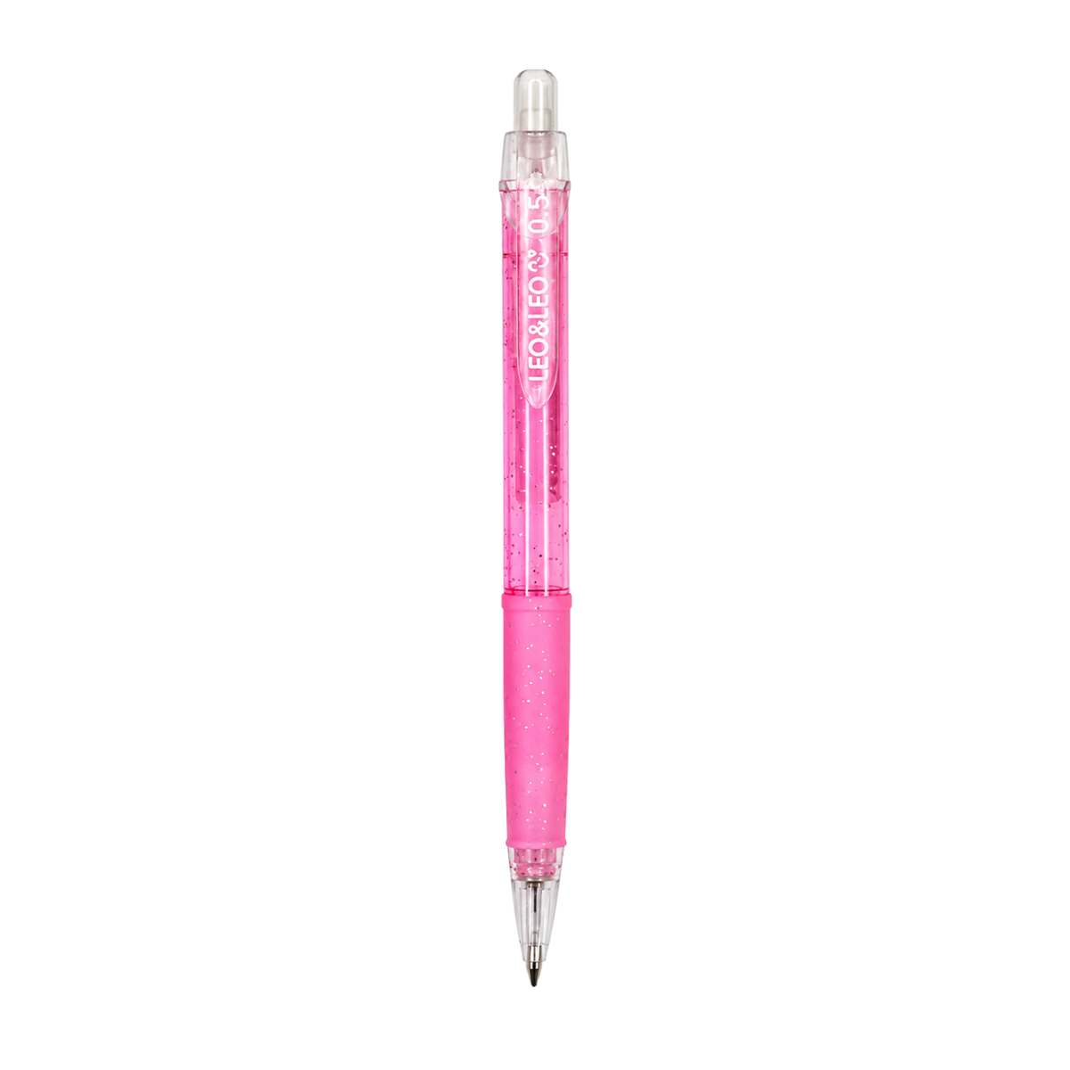 Lapiseira 0.5mm Clear Rosa Leo & Leo