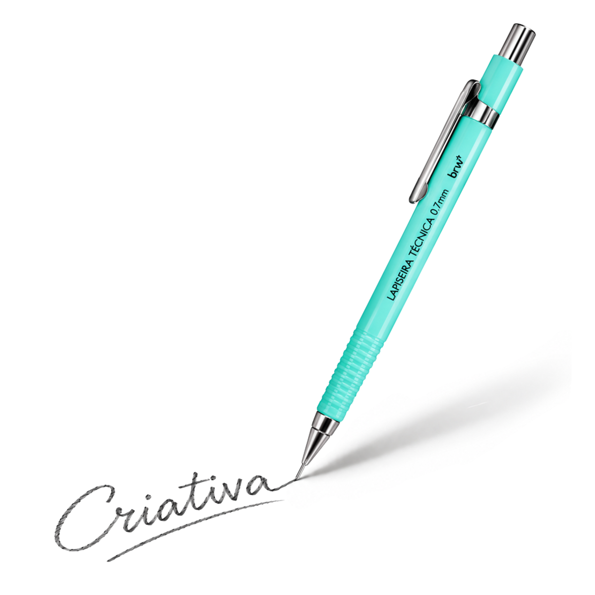 Lapiseira Técnica 0.7mm Verde Brw
