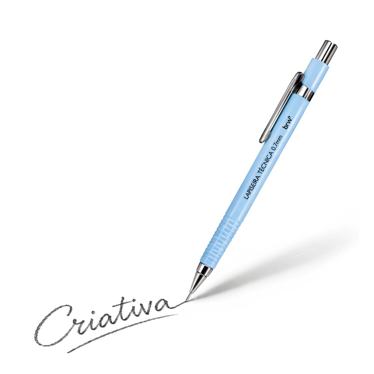 Lapiseira Técnica 0.7mm Azul Brw