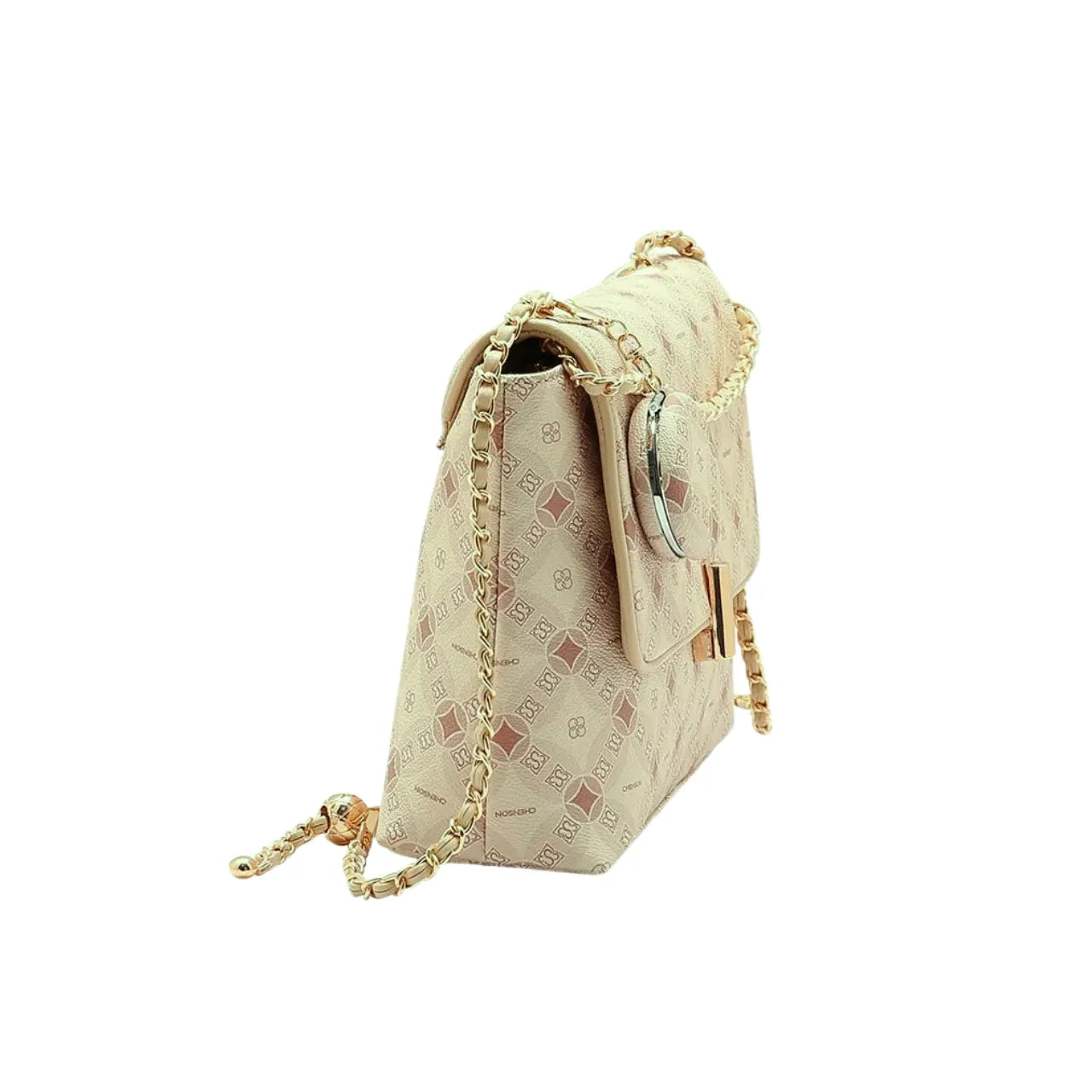Bolsa Feminina Chenson Bege Transversal