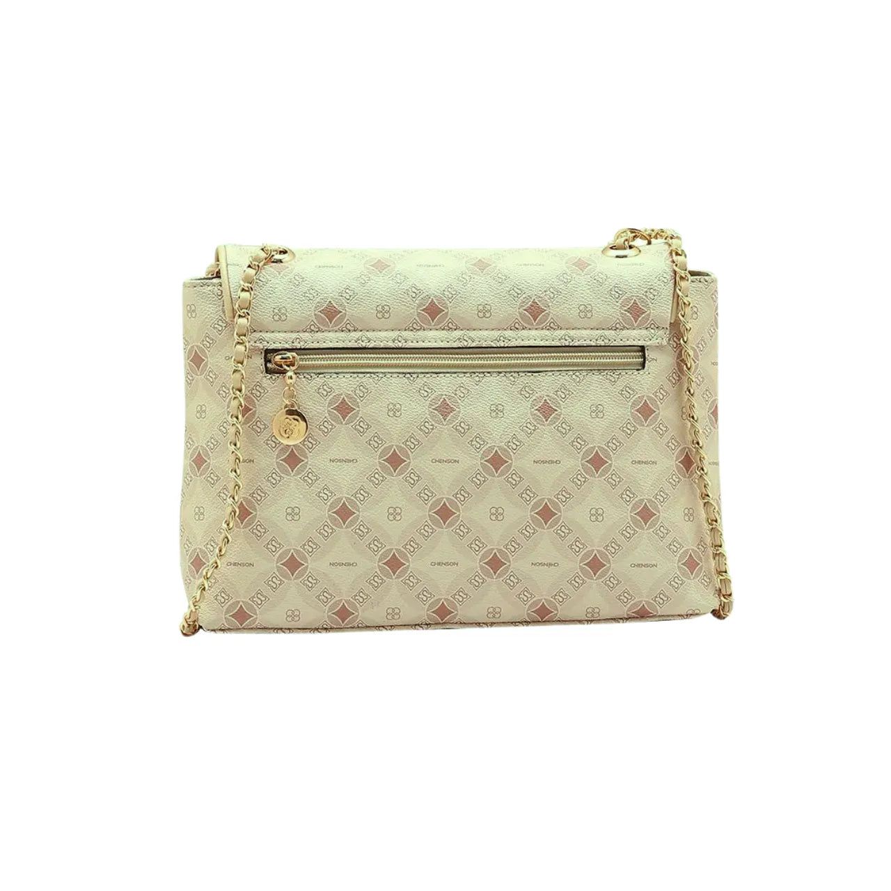 Bolsa Feminina Chenson Bege Transversal