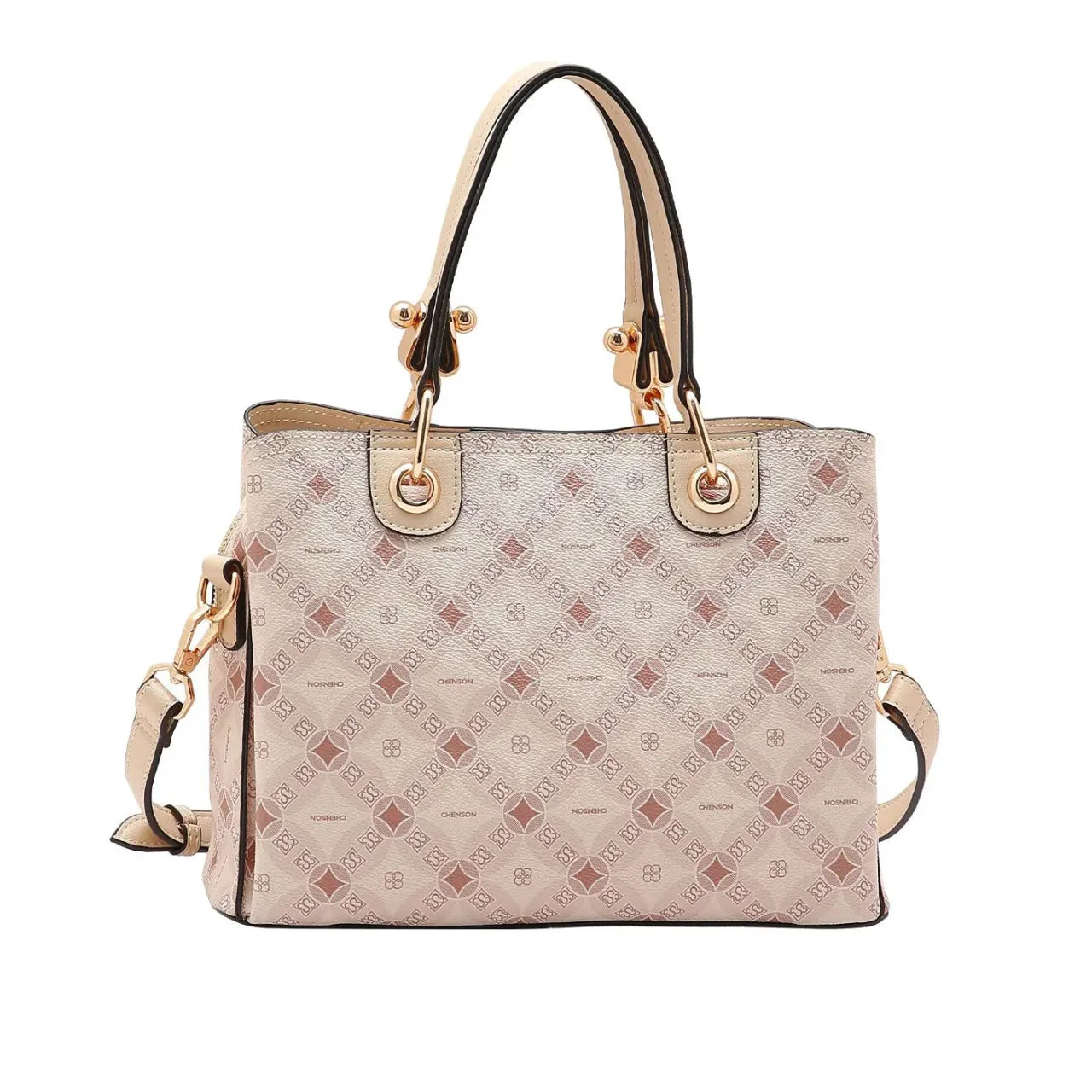 Bolsa Feminina Chenson Bege Mão Transversal