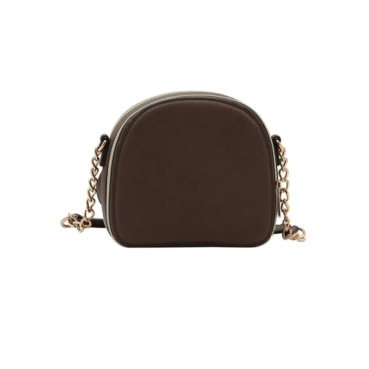Bolsa Feminina Chenson Marrom Transversal Alça Corrente