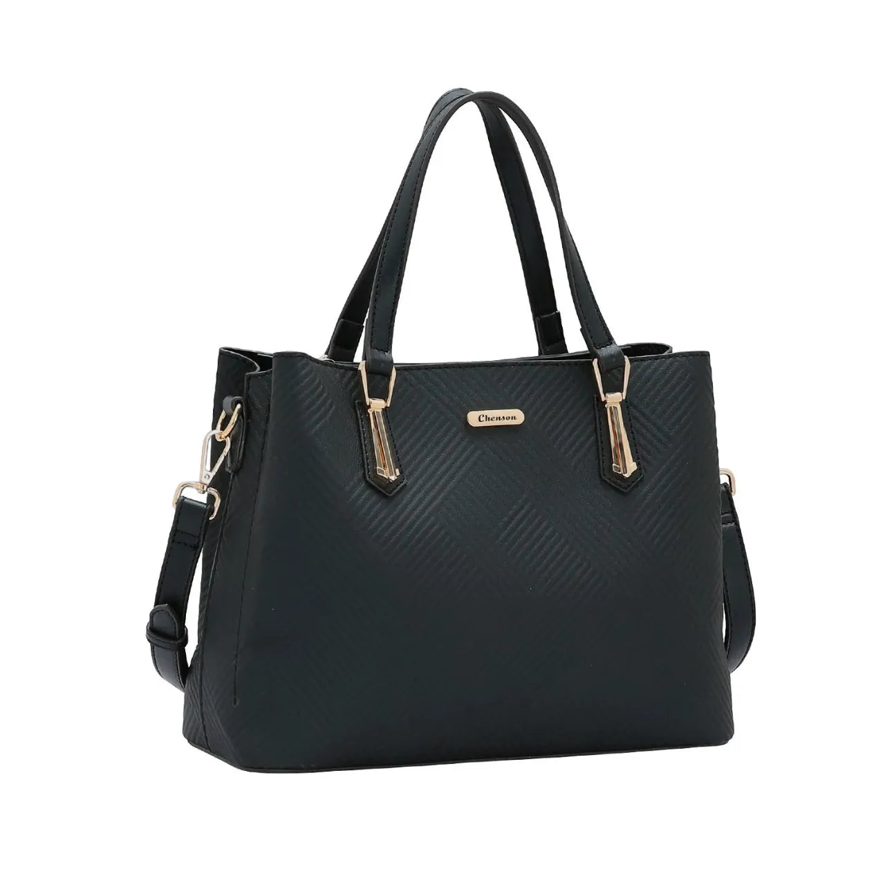 Bolsa Feminina Chenson Preta Mão Transversal