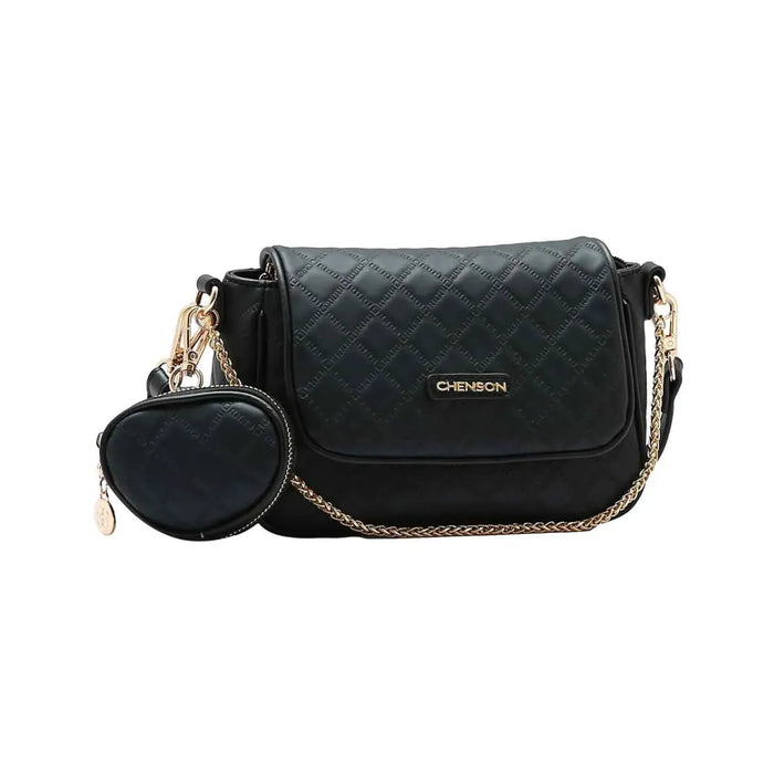 Bolsa Feminina Chenson Preta Matelassê Ombro