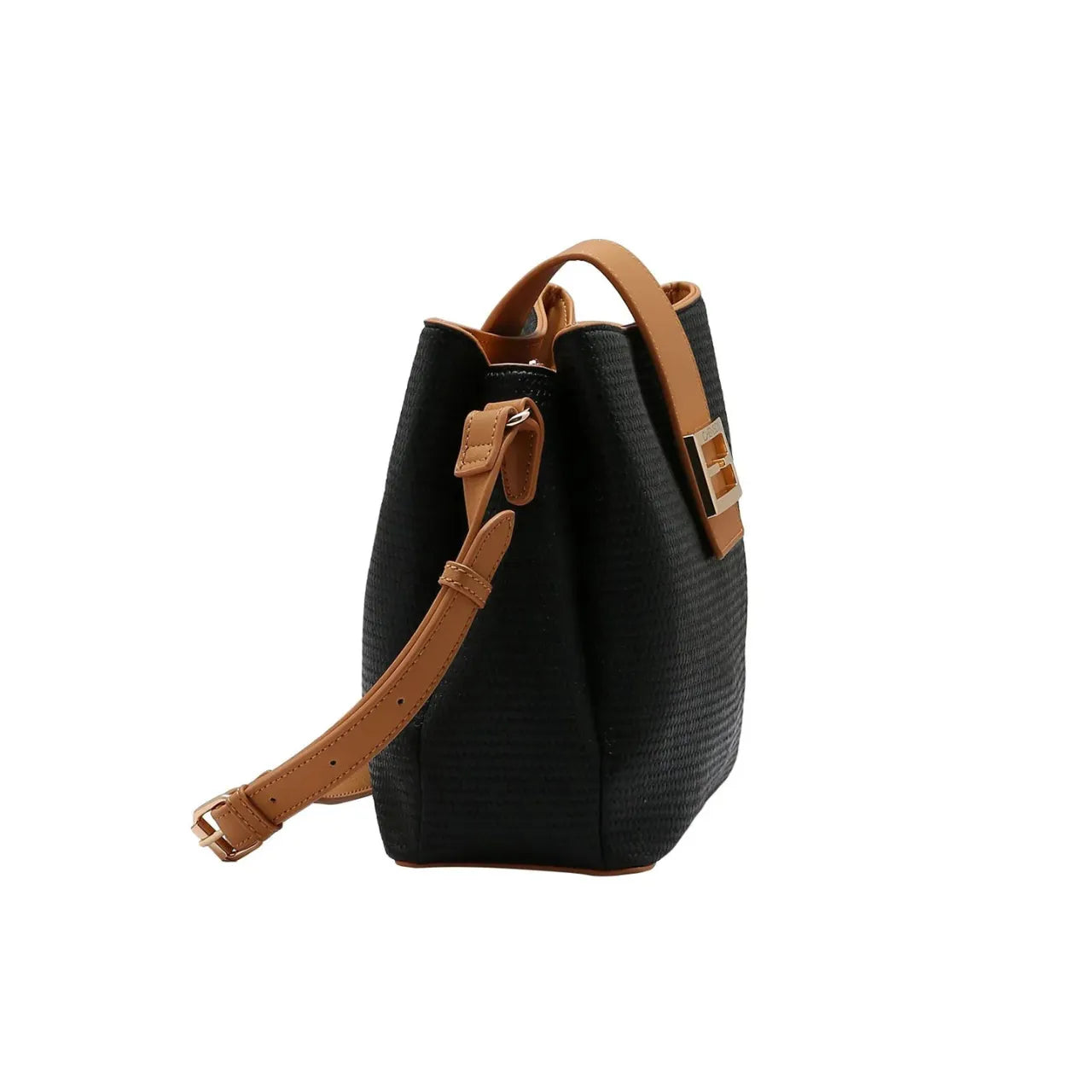 Bolsa Feminina Chenson Preta Transversal Aba