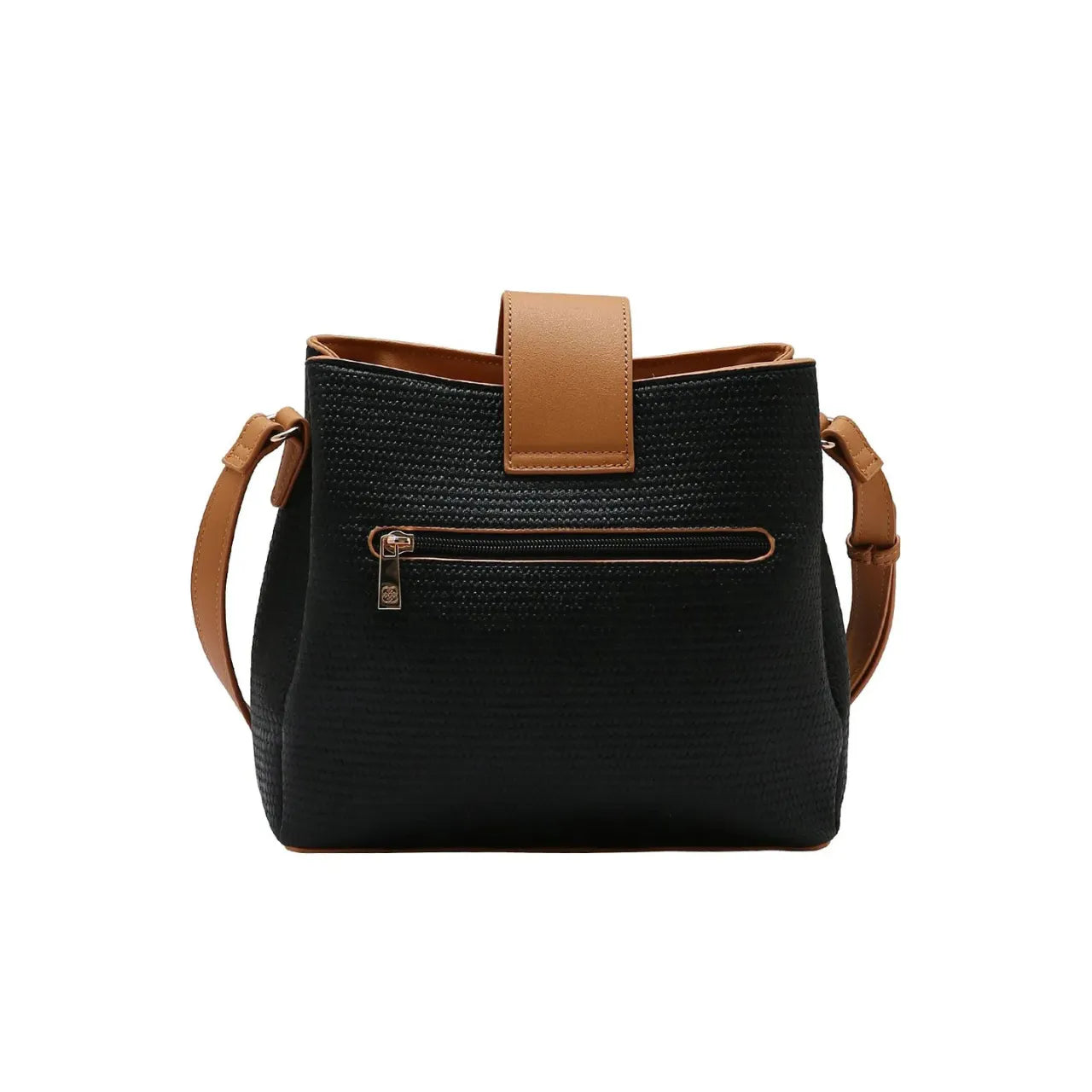 Bolsa Feminina Chenson Preta Transversal Aba