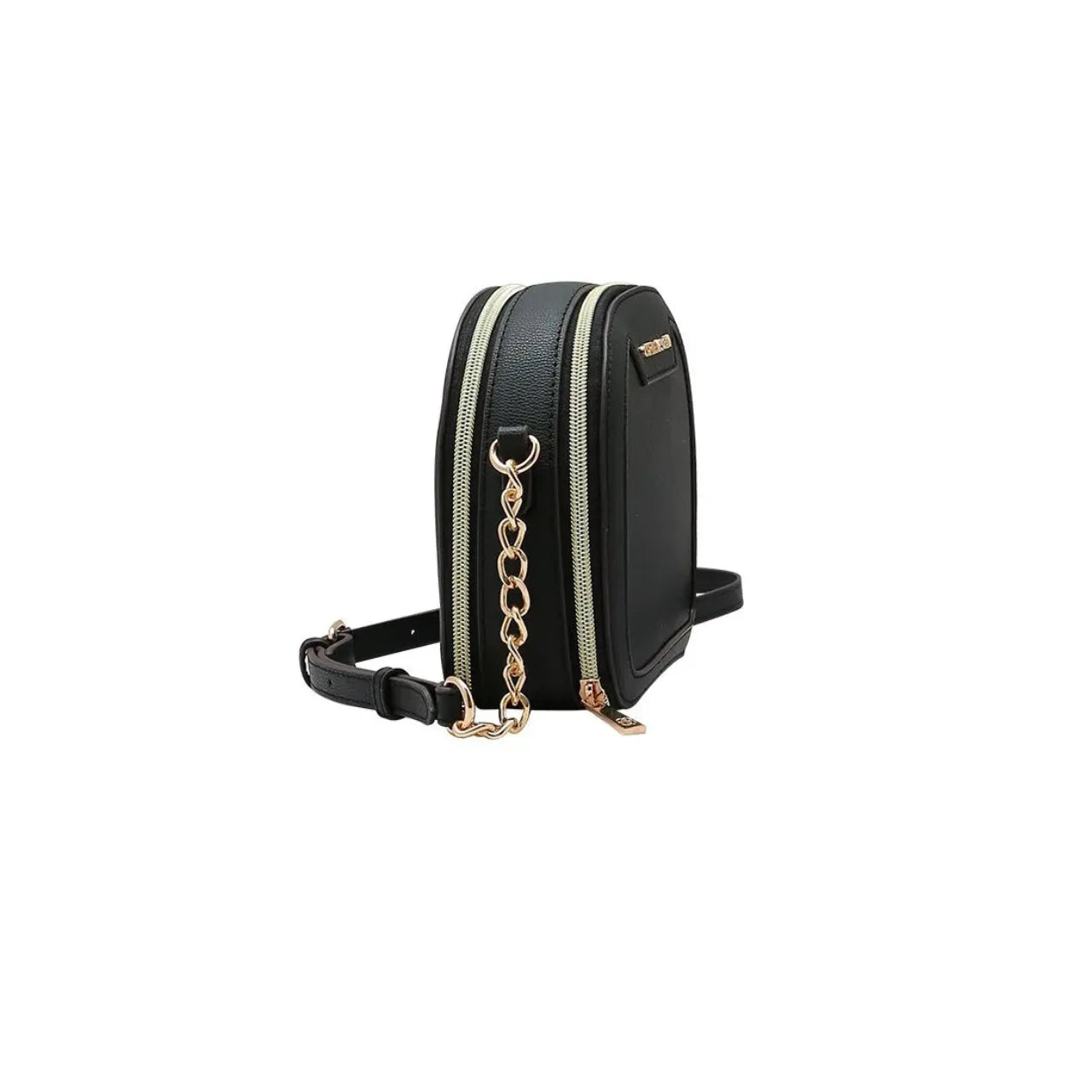 Bolsa Feminina Chenson Preta Transversal Alça Corrente