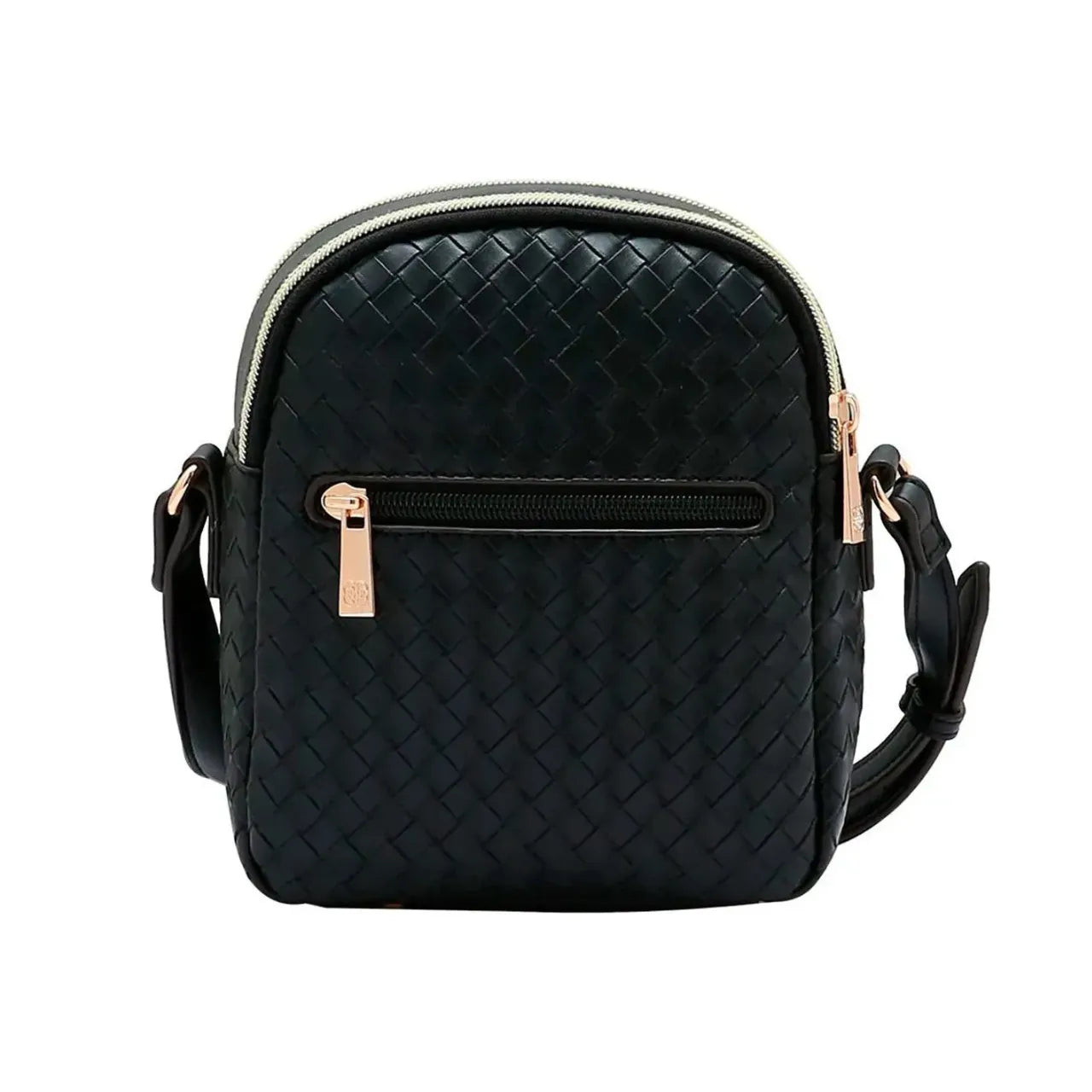 Bolsa Feminina Chenson Preta Transversal Compacta