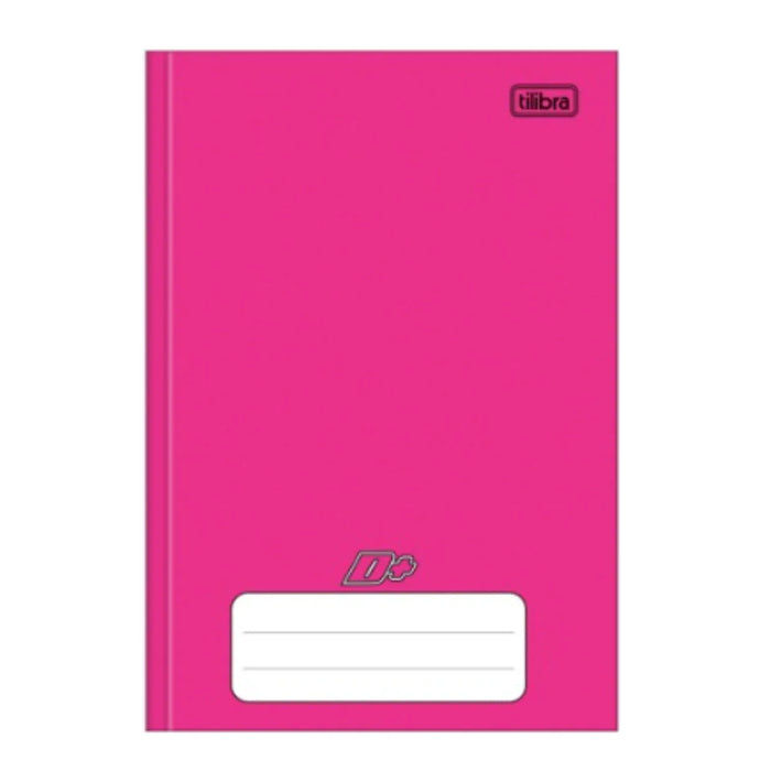Caderno Brochura Rosa 96 Folhas Capa Dura 200x275