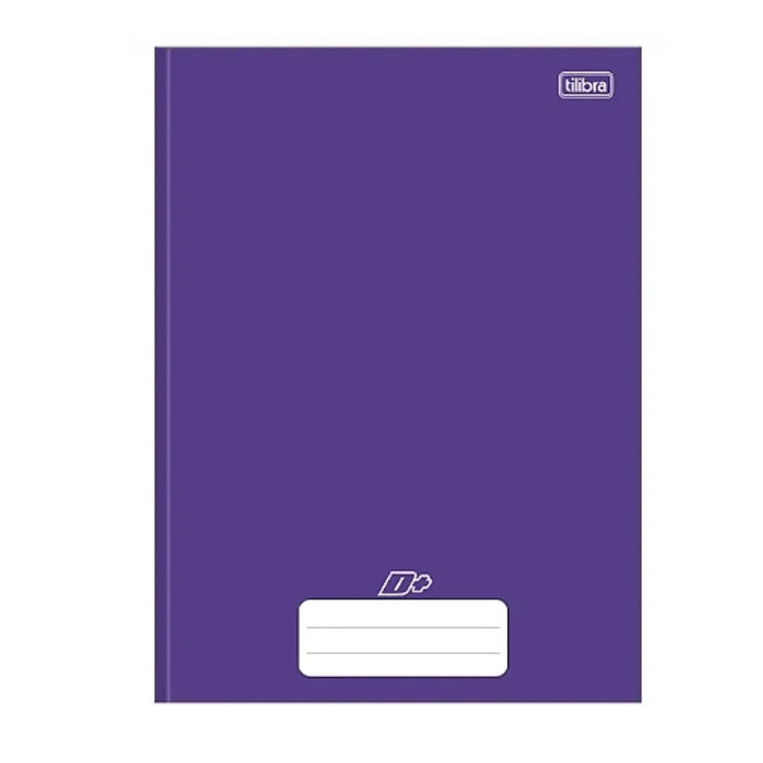Caderno Brochura Roxo 96 Folhas Capa Dura 200x275