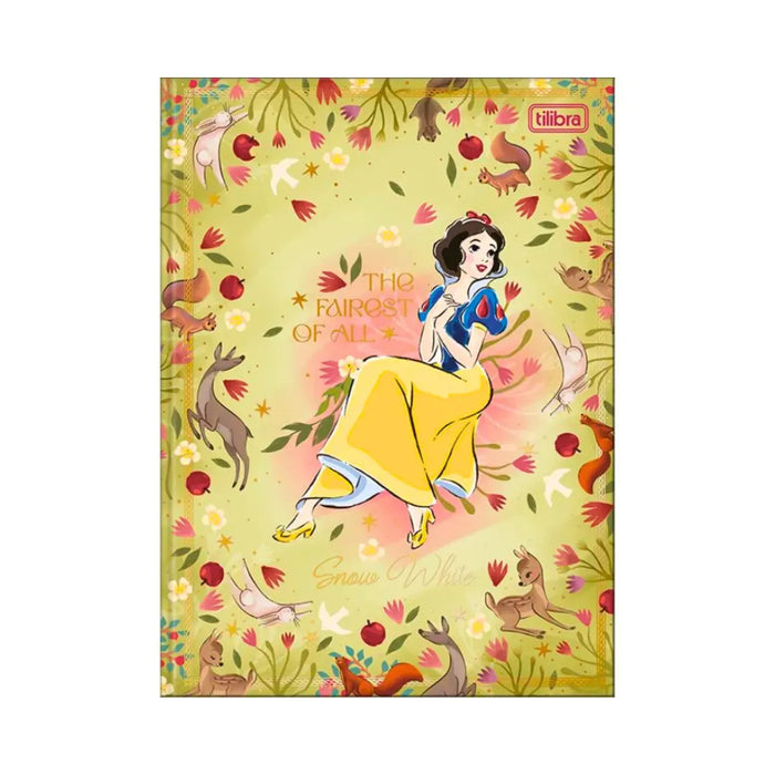 Caderno Colegial Brochura 160 Folhas Tilibra Branca de Neve Verde