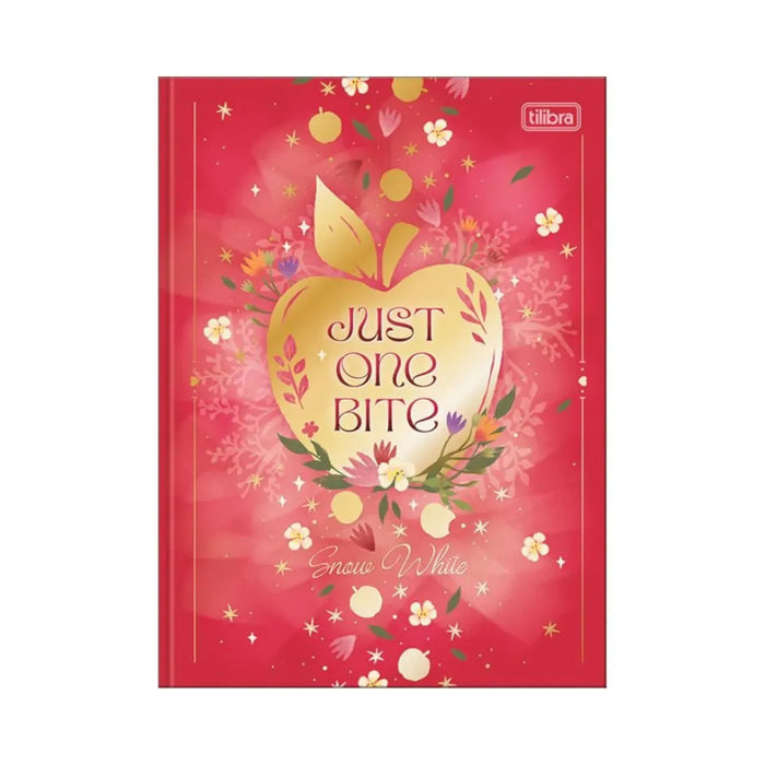 Caderno Colegial Brochura 80 Folhas Tilibra Branca de Neve Vermelho