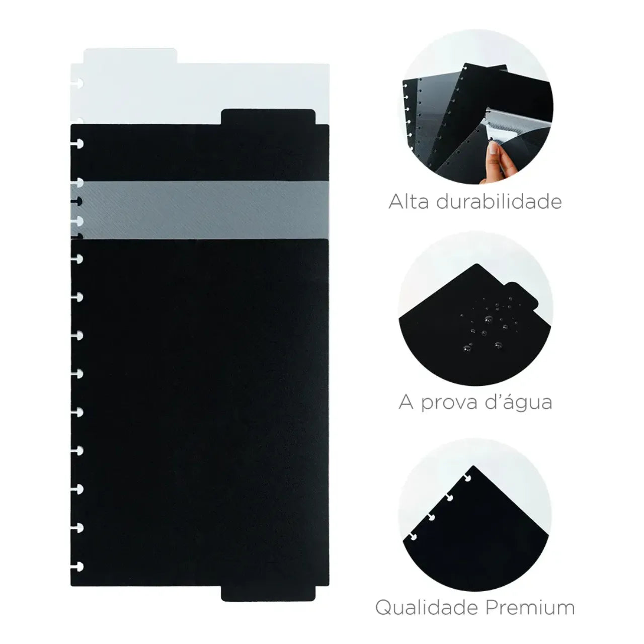 Caderno Inteligente Grande Deep Blue