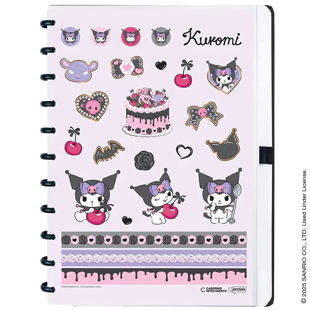 Caderno Inteligente Grande Kuromi