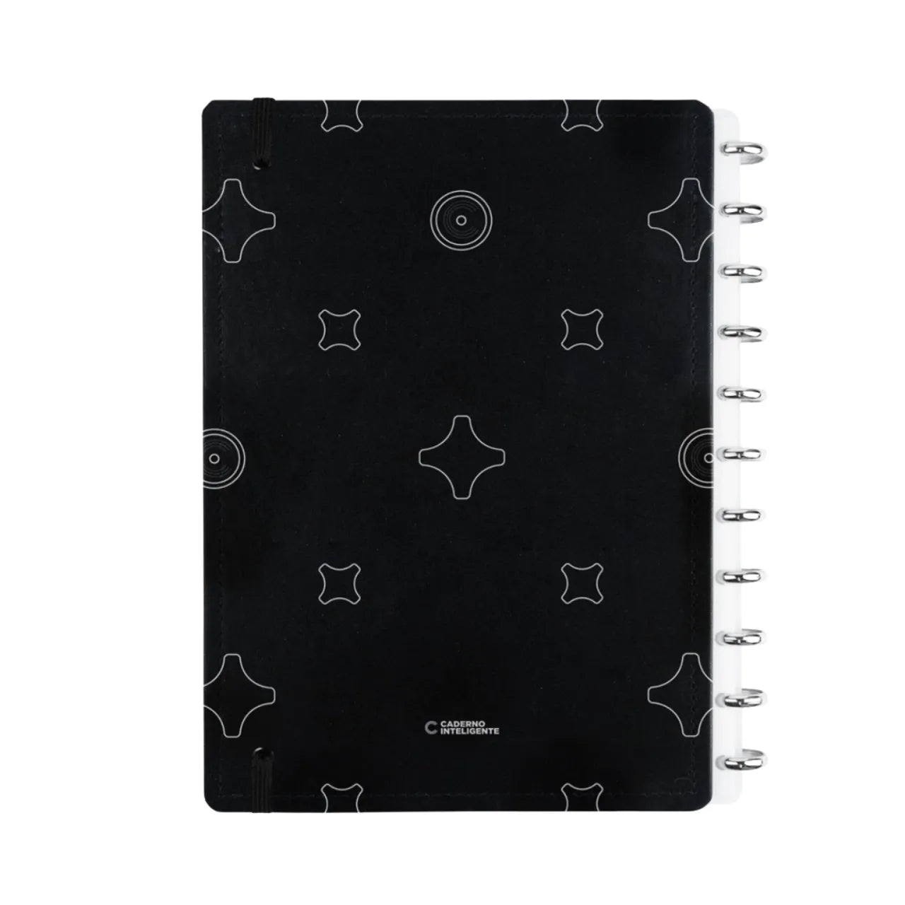 Caderno Inteligente Médio By Swarovski Cristais Monogram Black