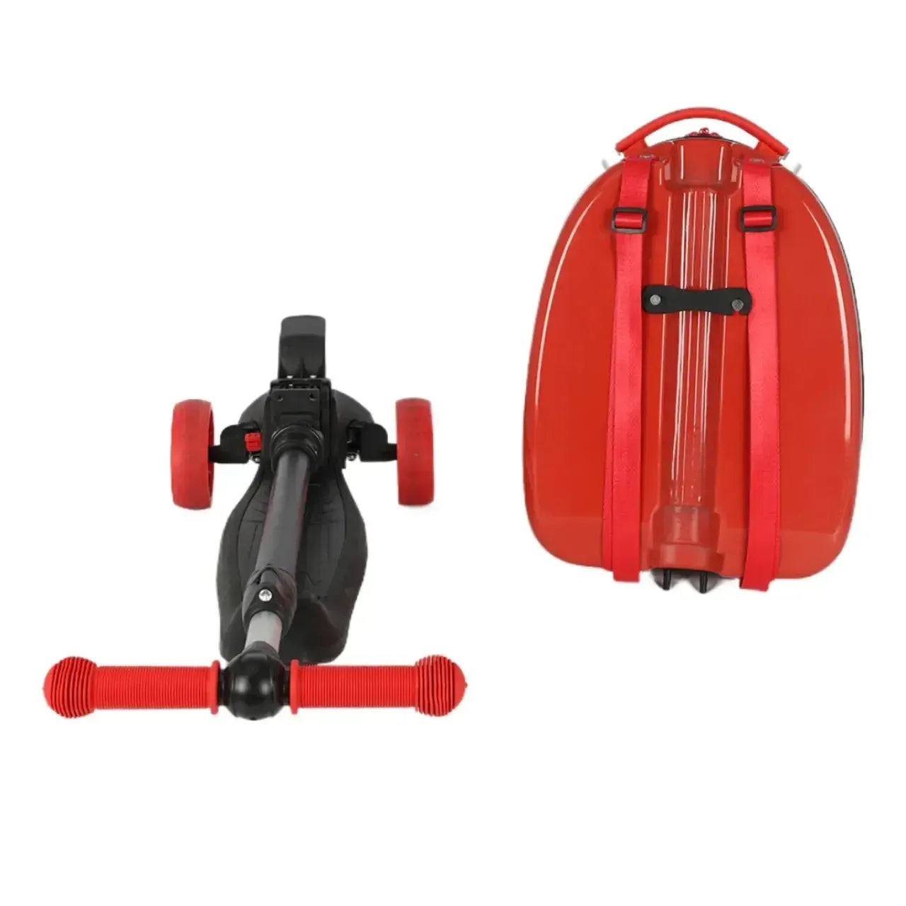 Mala Infantil Patinete Spiderman Luxcel em ABS