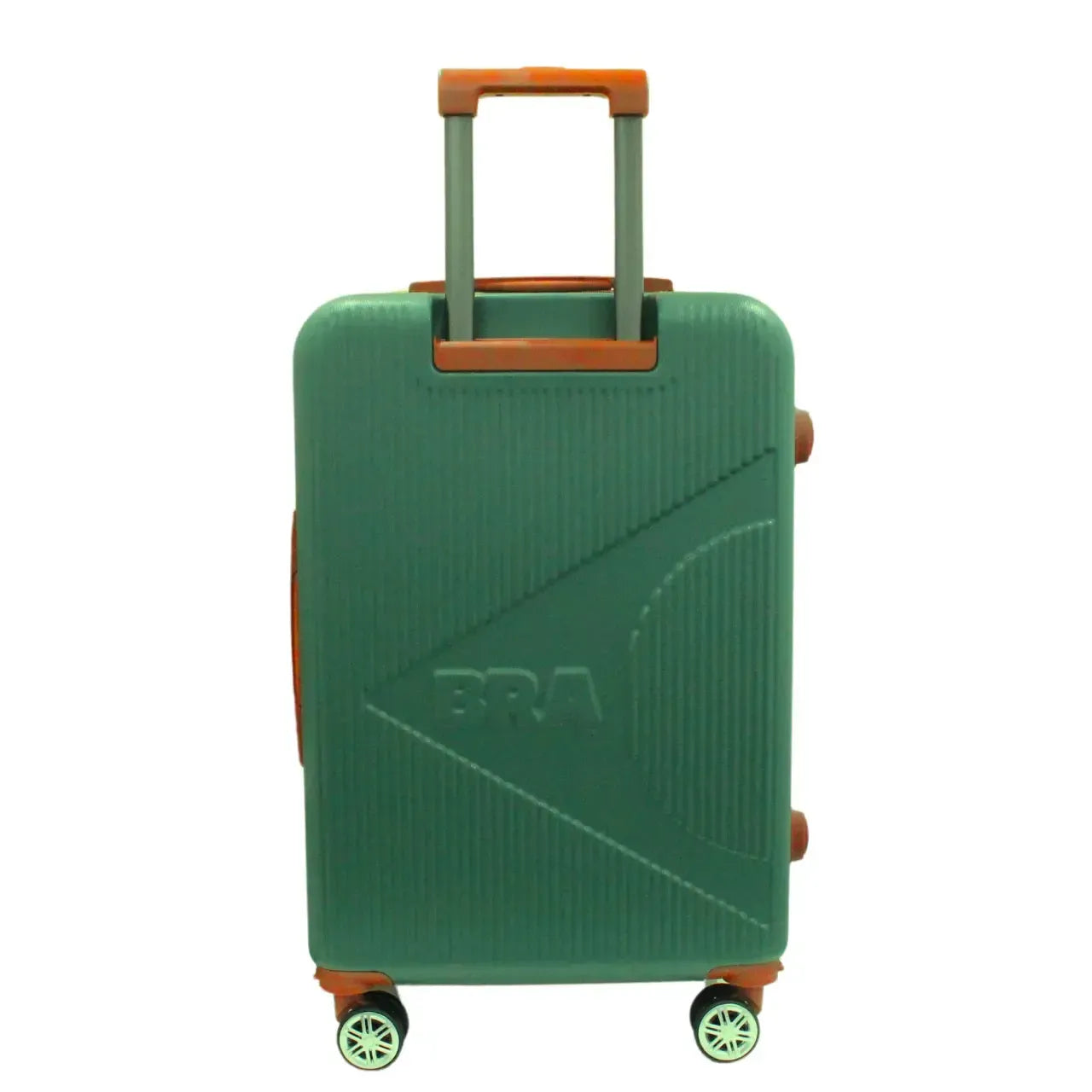 Mala de Viagem 23kg Média ABS Qualis Rodas 360° Verde Claro