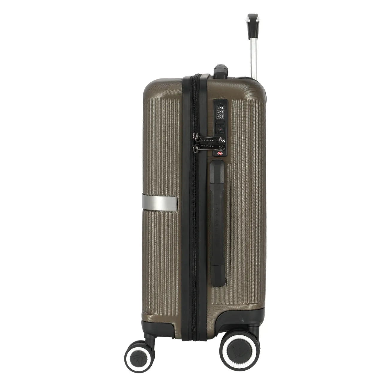 Mala de Viagem 23kg Média Polo King Oliva com Rodas 360°