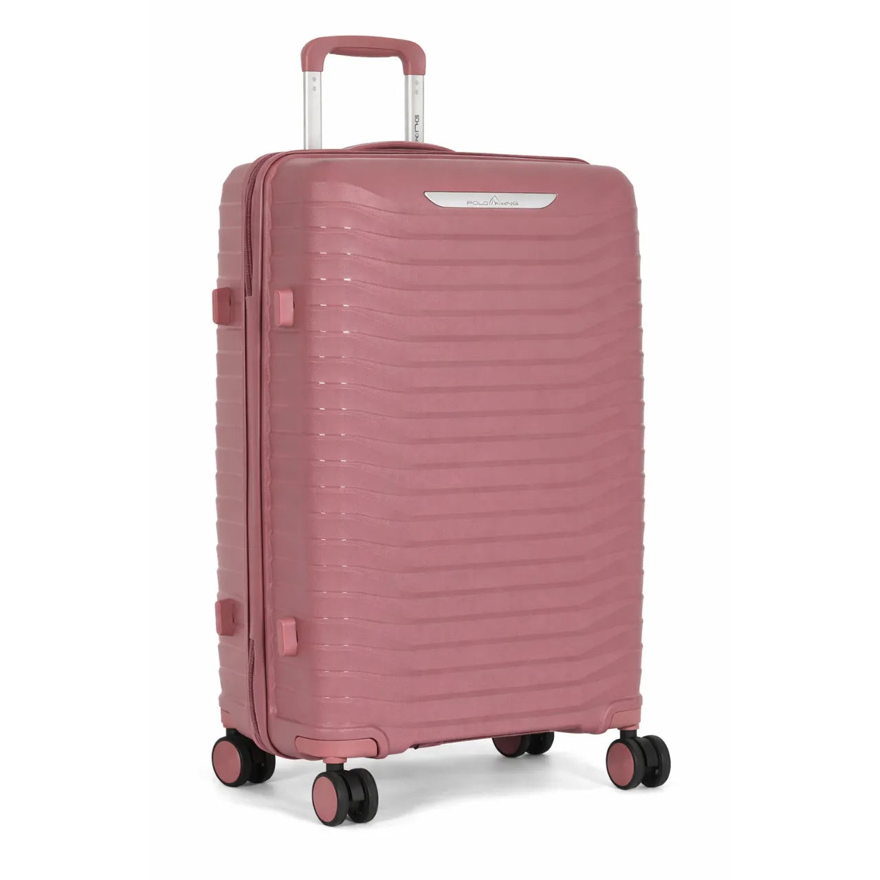 Mala de Viagem 23kg Média Polo King Polipropileno Rose Rodas 360°