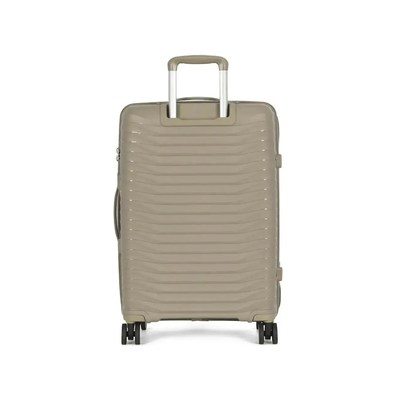 Mala de Viagem 23kg Polo King Polipropileno Champanhe Rodas 360°