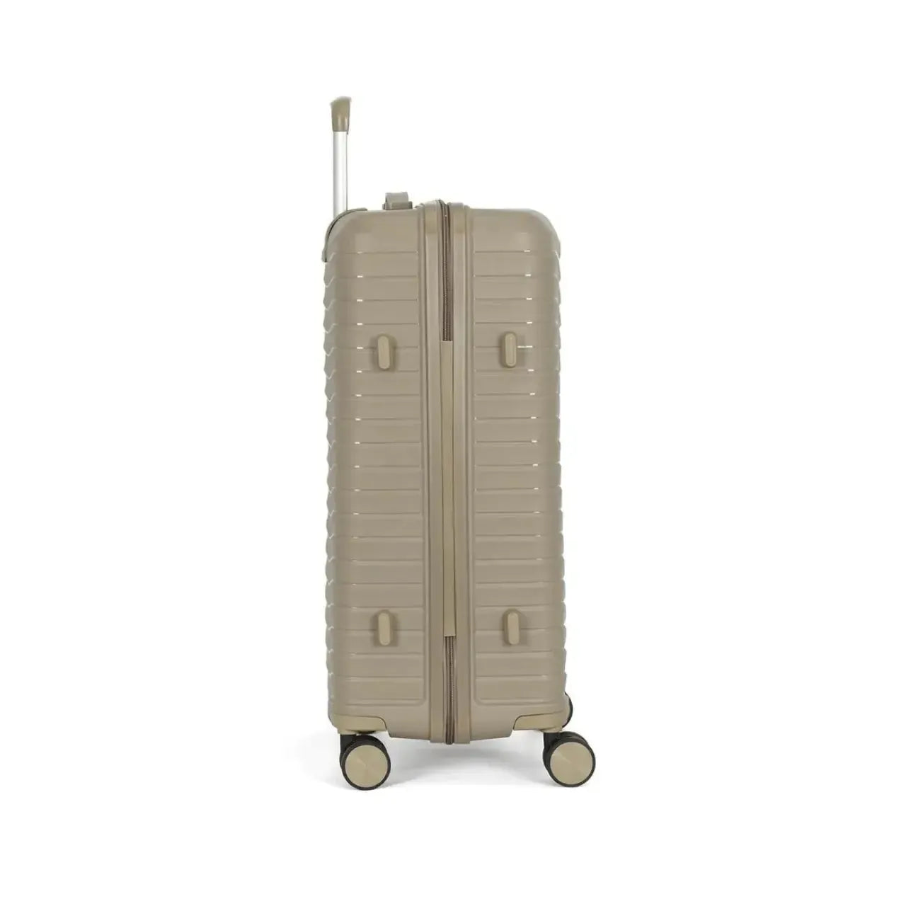Mala de Viagem 23kg Polo King Polipropileno Champanhe Rodas 360°