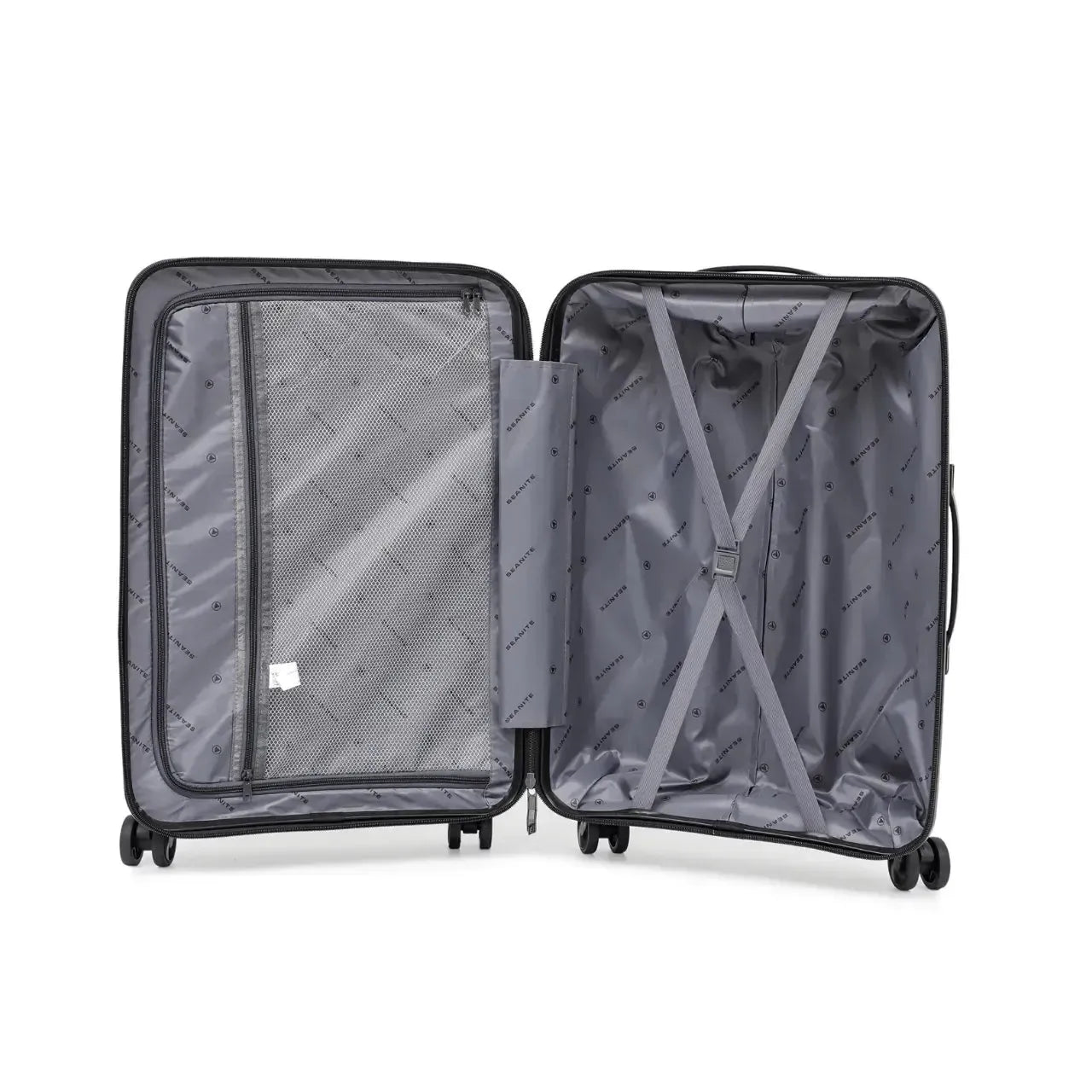 Mala de Viagem 32kg Preta Polipropileno Grande Embutido