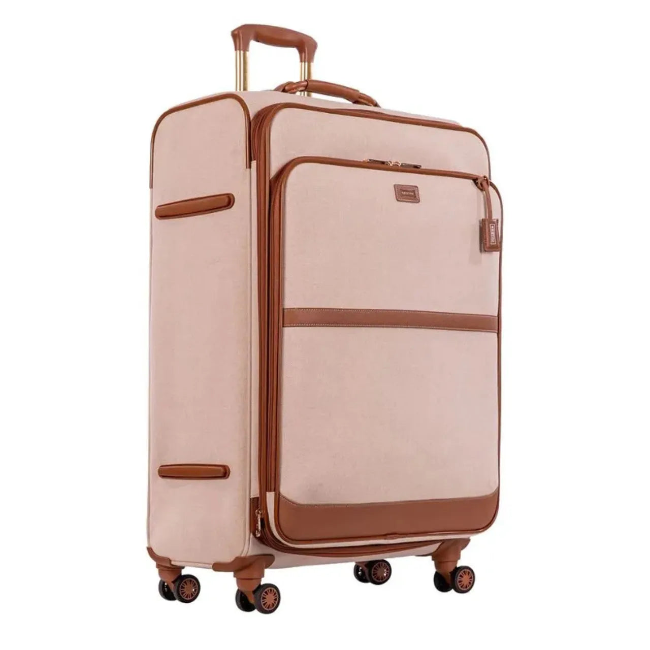 Mala de Viagem 32kg Tecido Sestini Royale Rodas 360° Bege