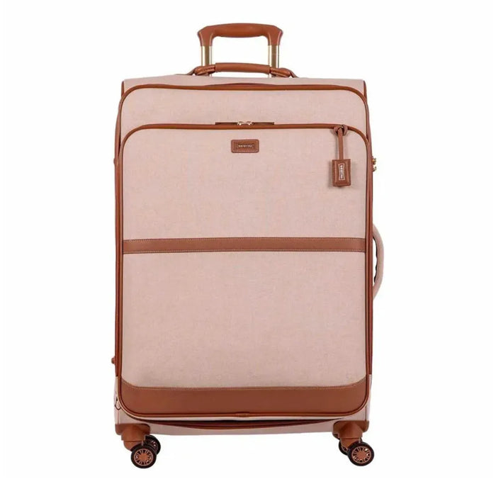 Mala de Viagem 32kg Tecido Sestini Royale Rodas 360° Bege