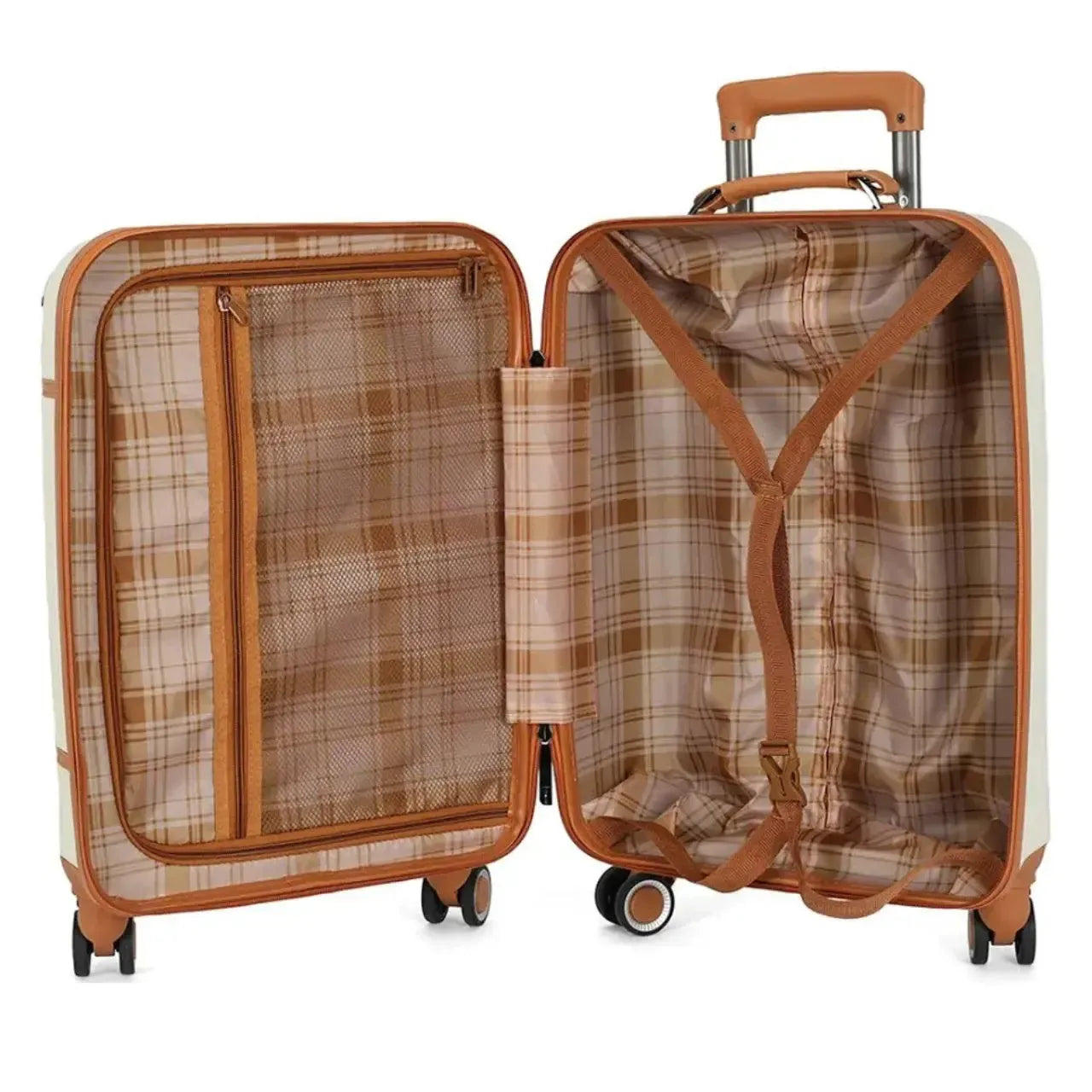 Mala de Viagem Bordo 10kg Marrom Up4You Rodas 360°