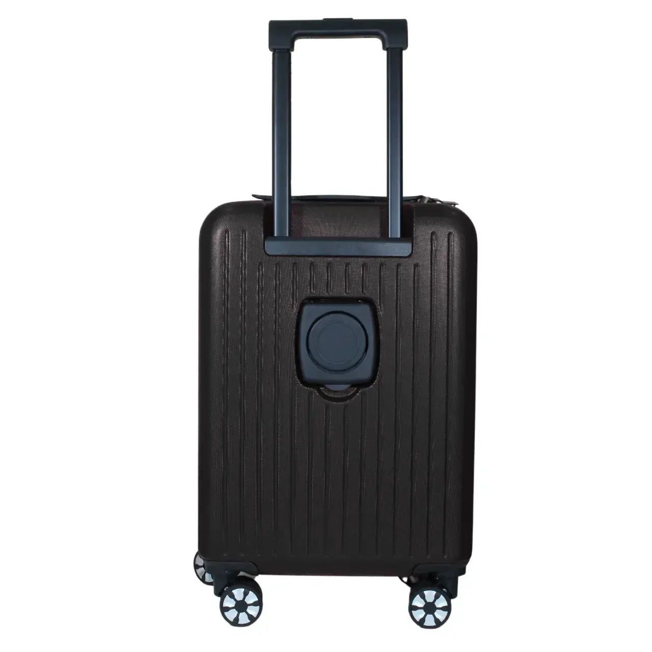 Mala de Viagem Bordo 10kg Notebook com TSA e Porta Garrafas Polo King Preta