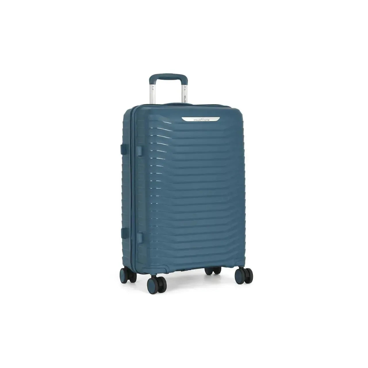 Mala de Viagem Bordo 10kg Polo King Polipropileno Azul Rodas 360°