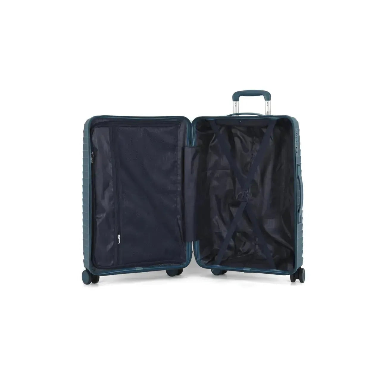 Mala de Viagem Bordo 10kg Polo King Polipropileno Azul Rodas 360°