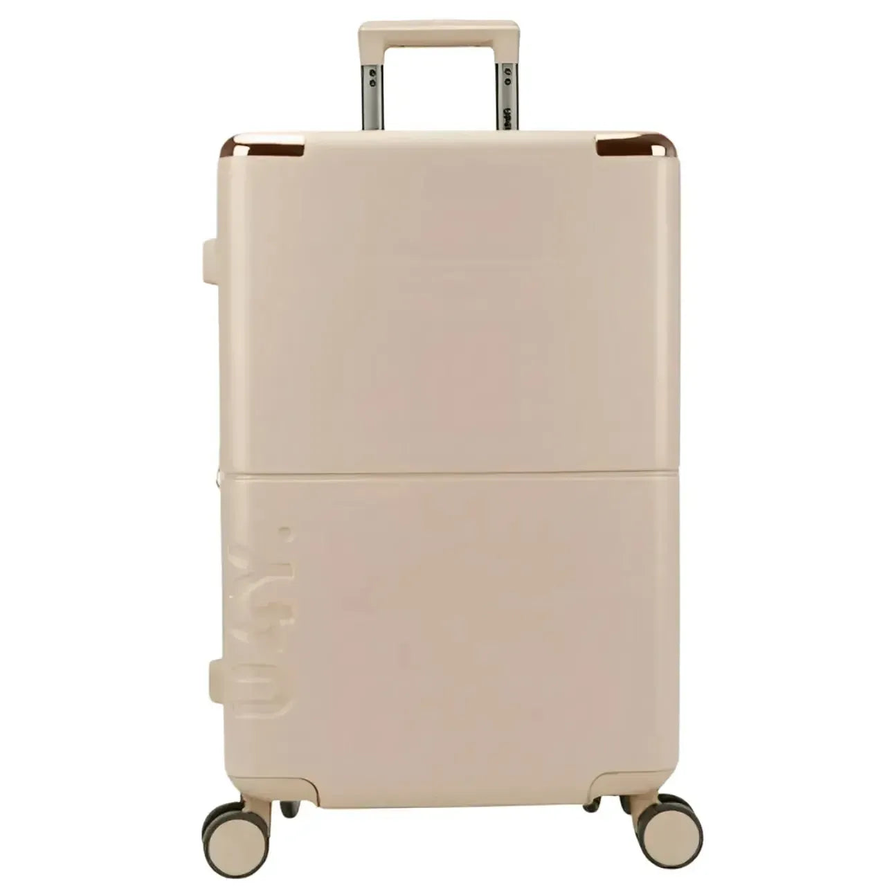 Mala de Viagem Grande 32kg Bege Up4You Rodas 360°