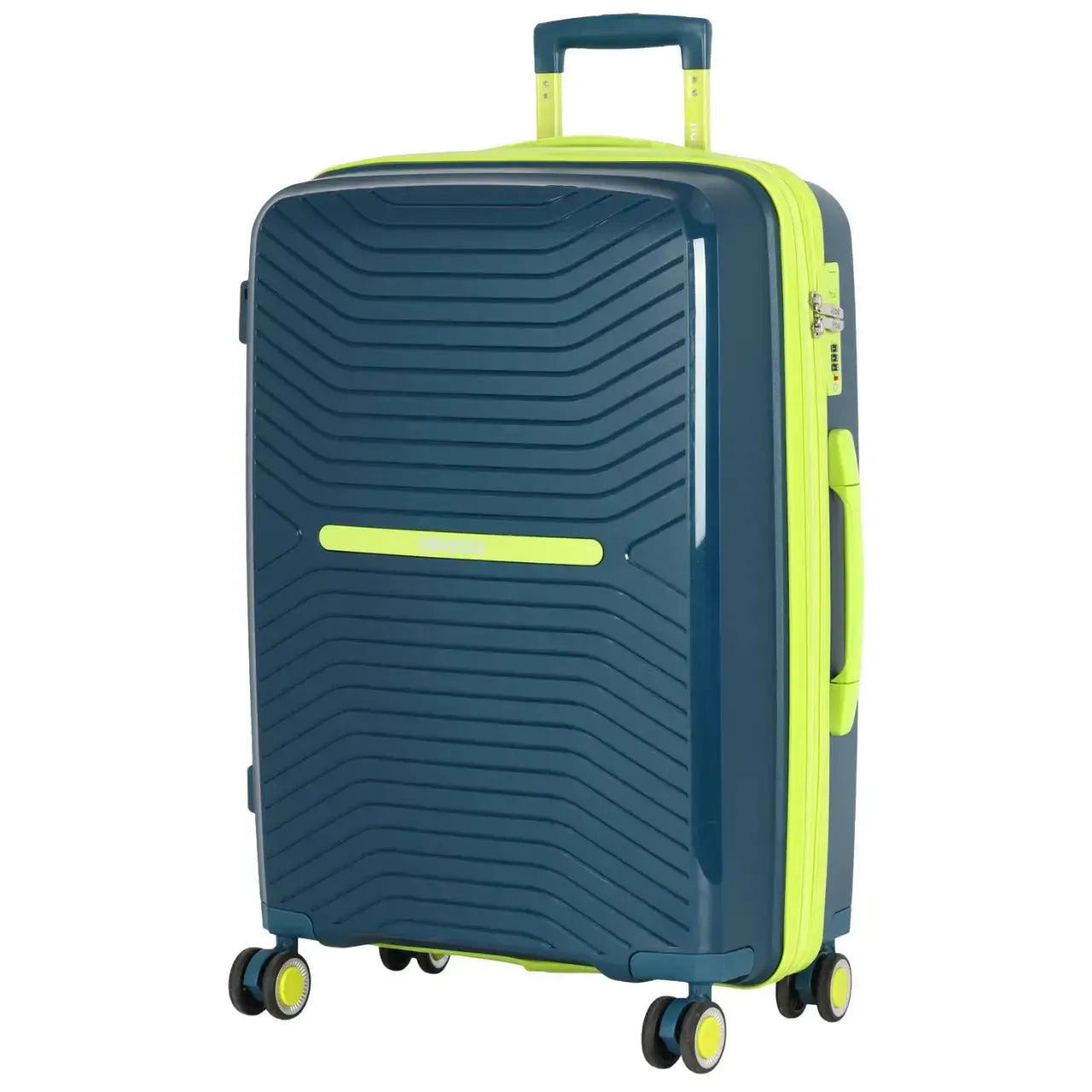 Mala de Viagem Grande 32kg Up4You Polipropileno Azul Rodas 360°