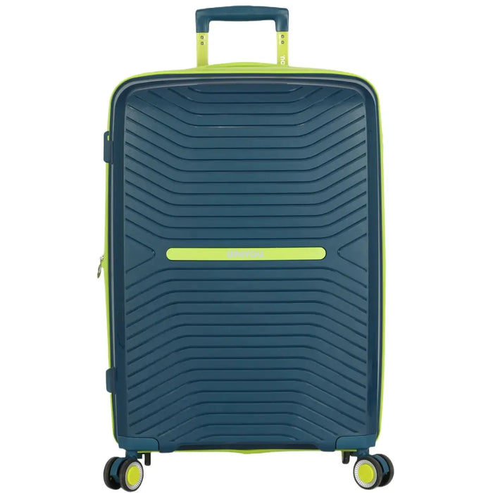 Mala de Viagem Grande 32kg Up4You Polipropileno Azul Rodas 360°
