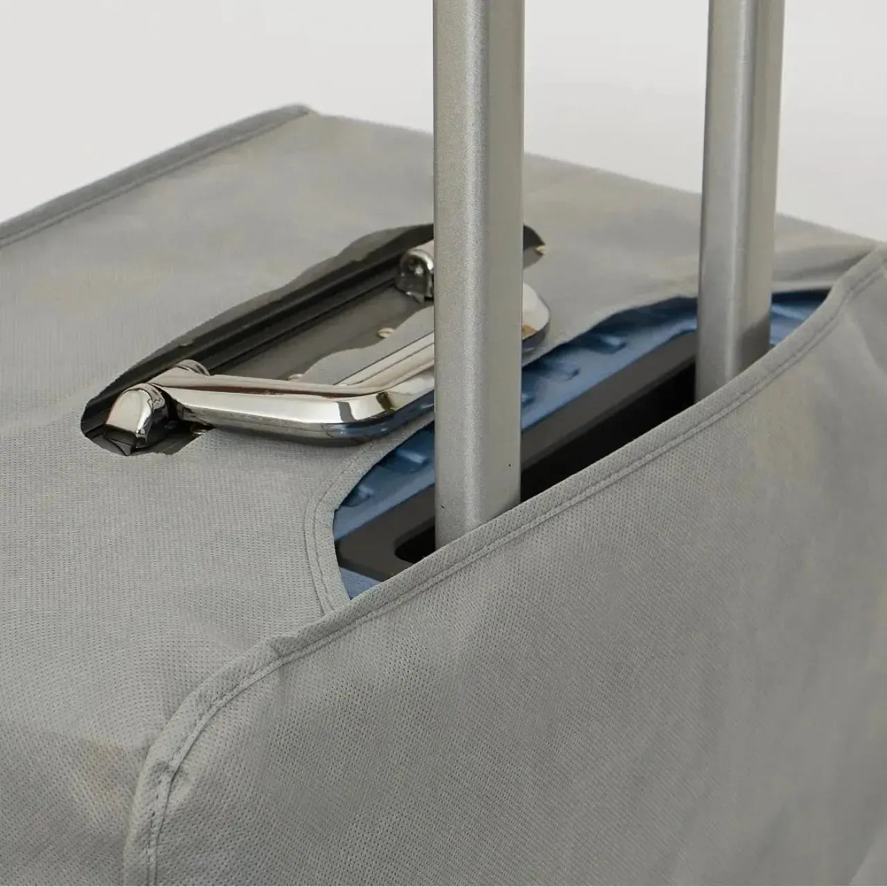 Mala de Viagem Grande Qualis 32kg Azul Policarbonato Antifurto TSA