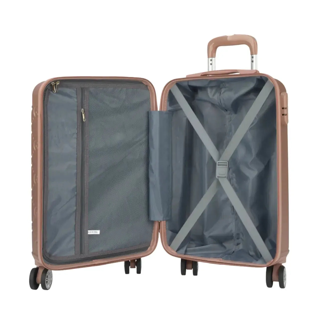 Mala de Viagem Média 23kg Rose Gash Rodas 360°