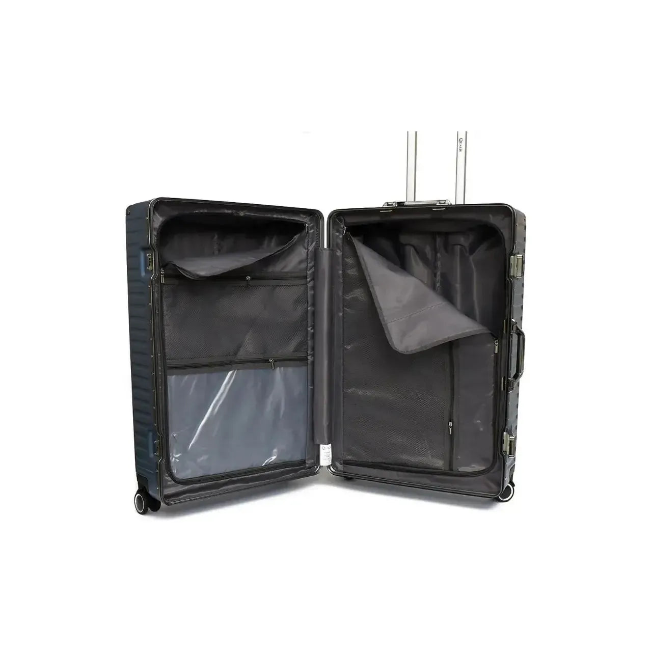 Mala de Viagem Qualis 23kg Azul Policarbonato Antifurto TSA