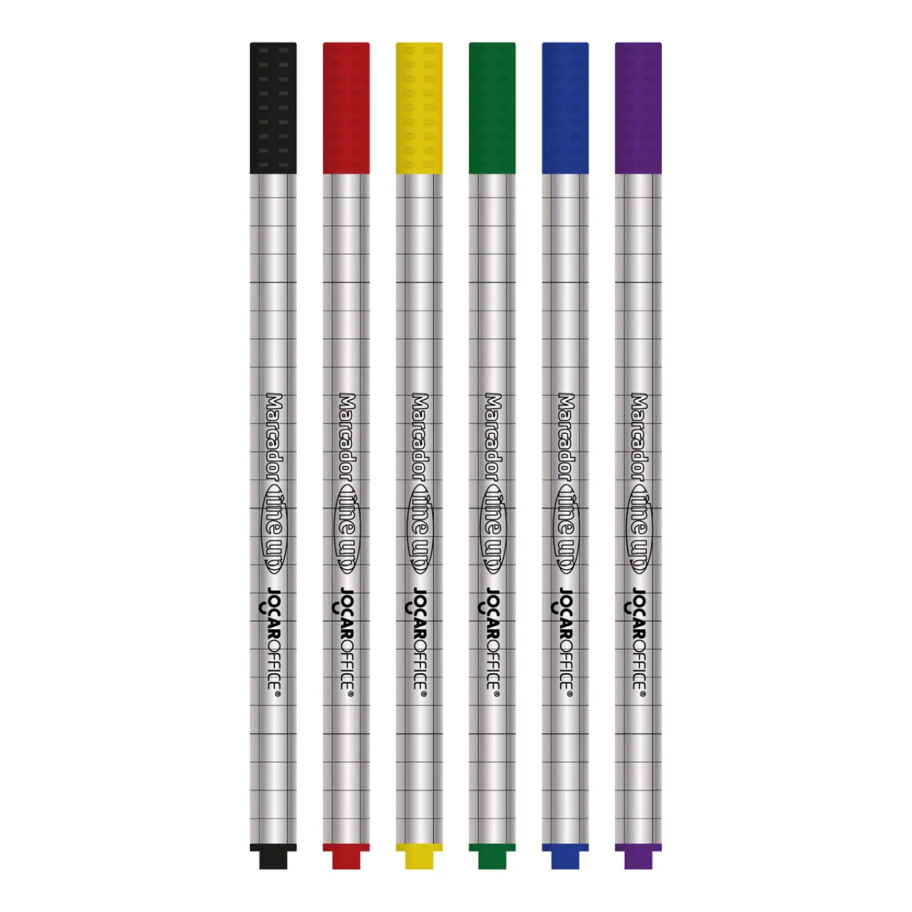 Marcador Fine Up 0.7mm 6 Cores Jocar Office