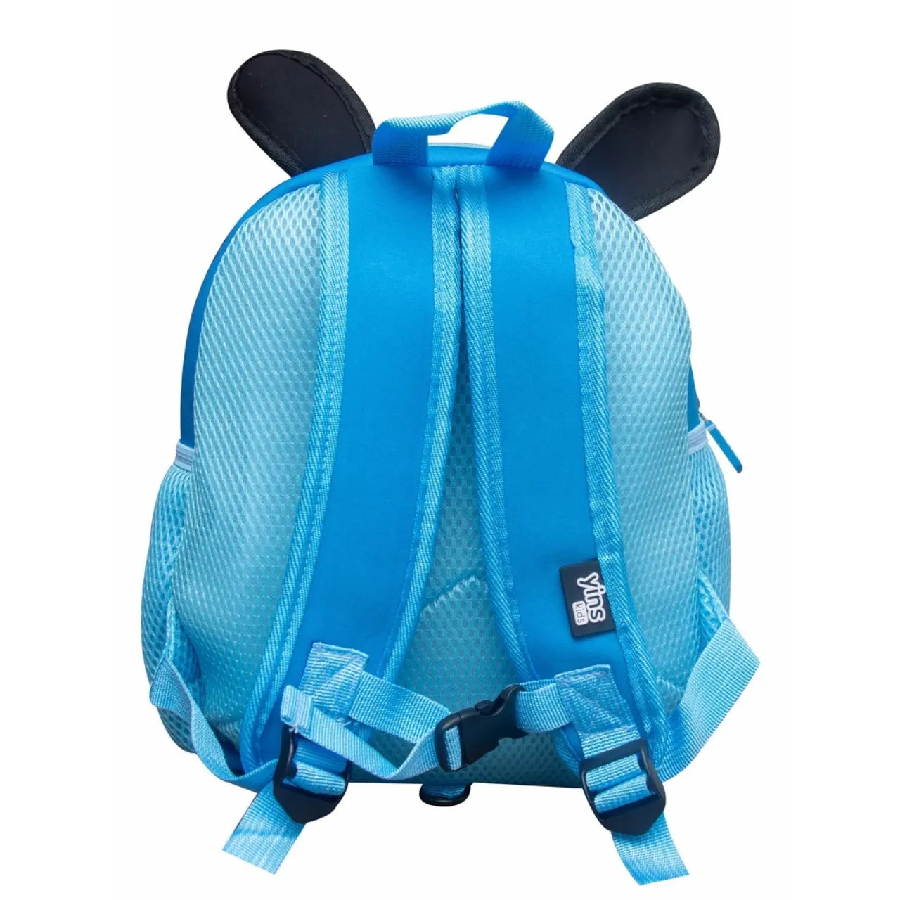 Mochila Baby Infantil Costas Cachorro 3D Azul Escolar com Zíper Camuflado