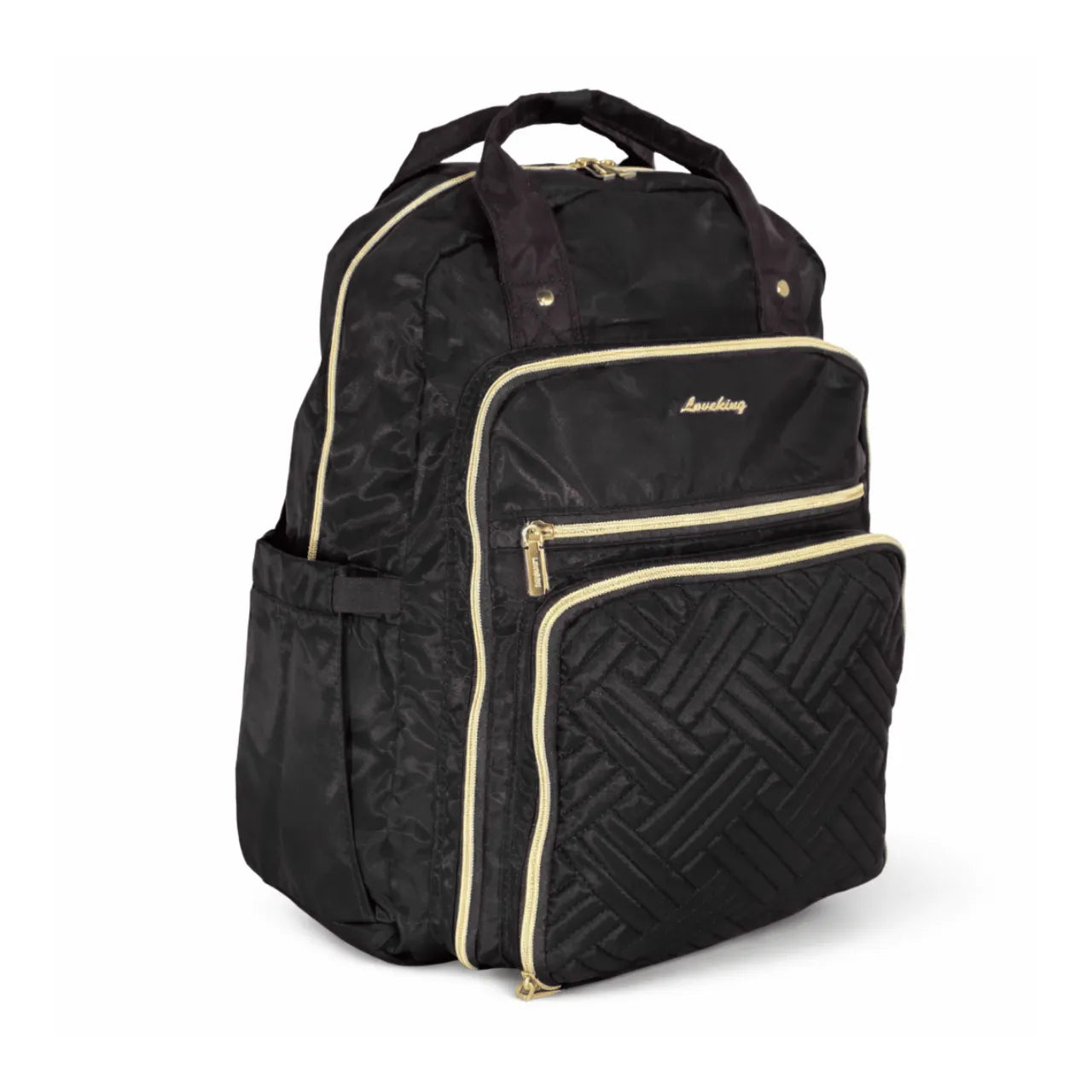 Mochila De Costas Preta Alças Reforçadas