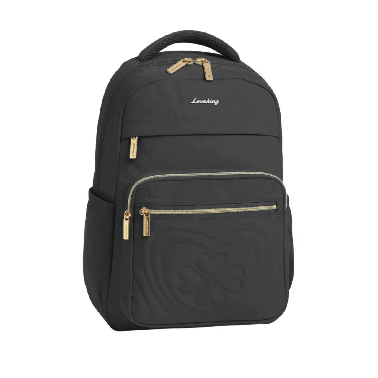 Mochila De Costas Preta Jakarta com Bolsos Frontais