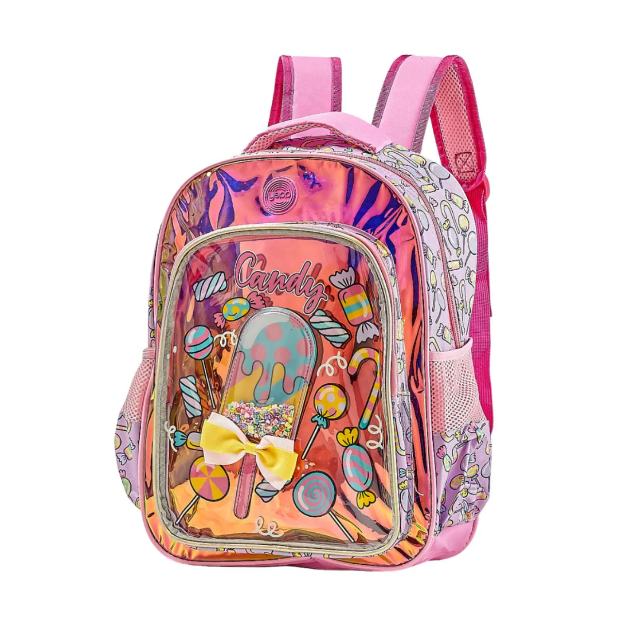 Mochila Infantil Candy Escolar Costas Rosa