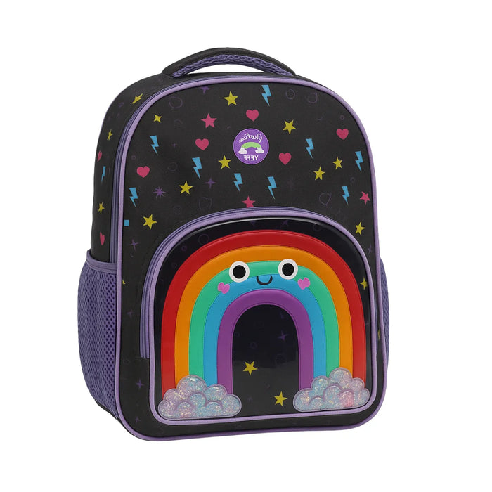 Mochila Infantil Costas Arco-Íris Colorido Yepp com Bolso Frontal