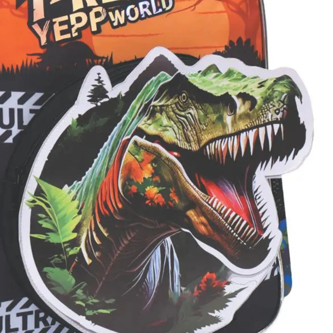 Mochila Infantil Costas T Rex Yepp World Bolsos Laterais