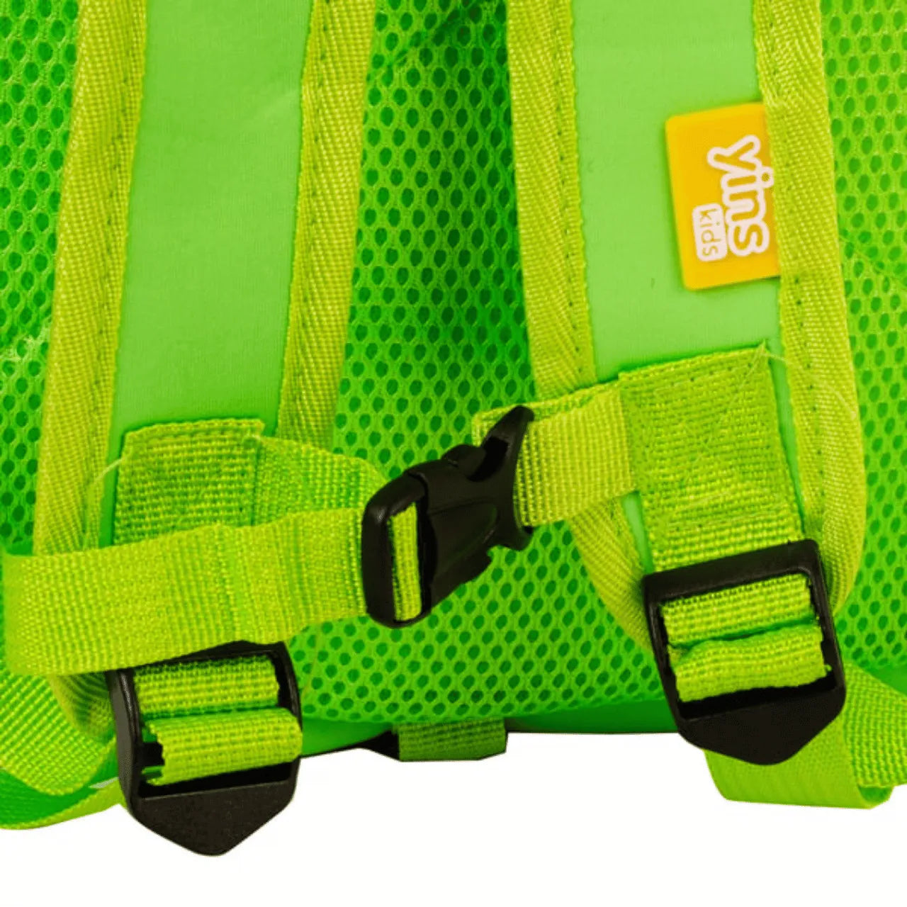 Mochila Infantil Escolar Costas Dinossauro Verde 2 Zíper