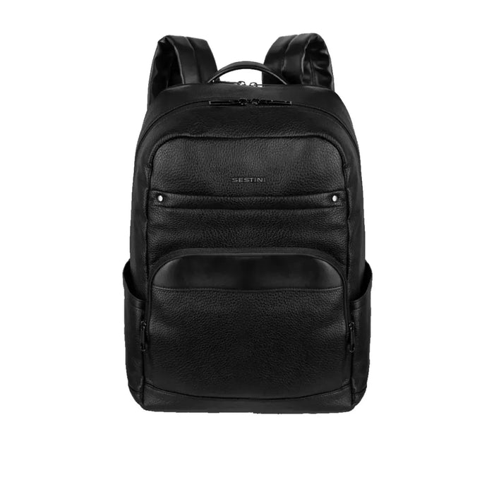 Mochila Preta Porta Notebook Acolchoada Alça para Acoplar em Malas