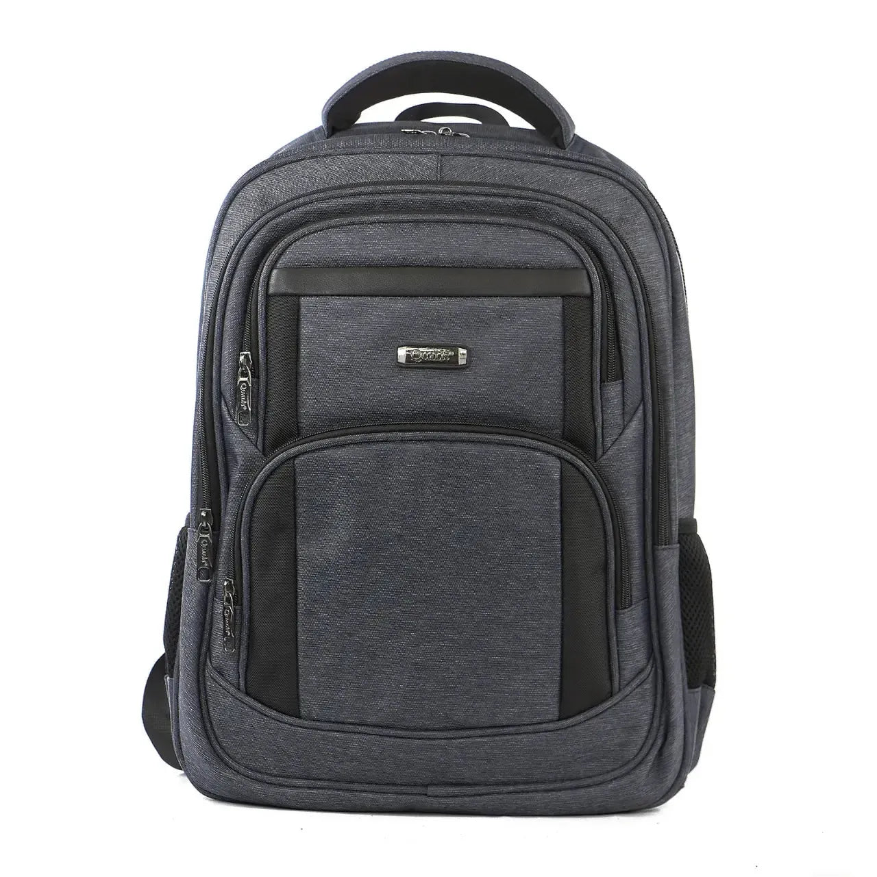 Mochila de Costas Azul Bolsa Para Notebook Acolchoada Alças Reforçadas