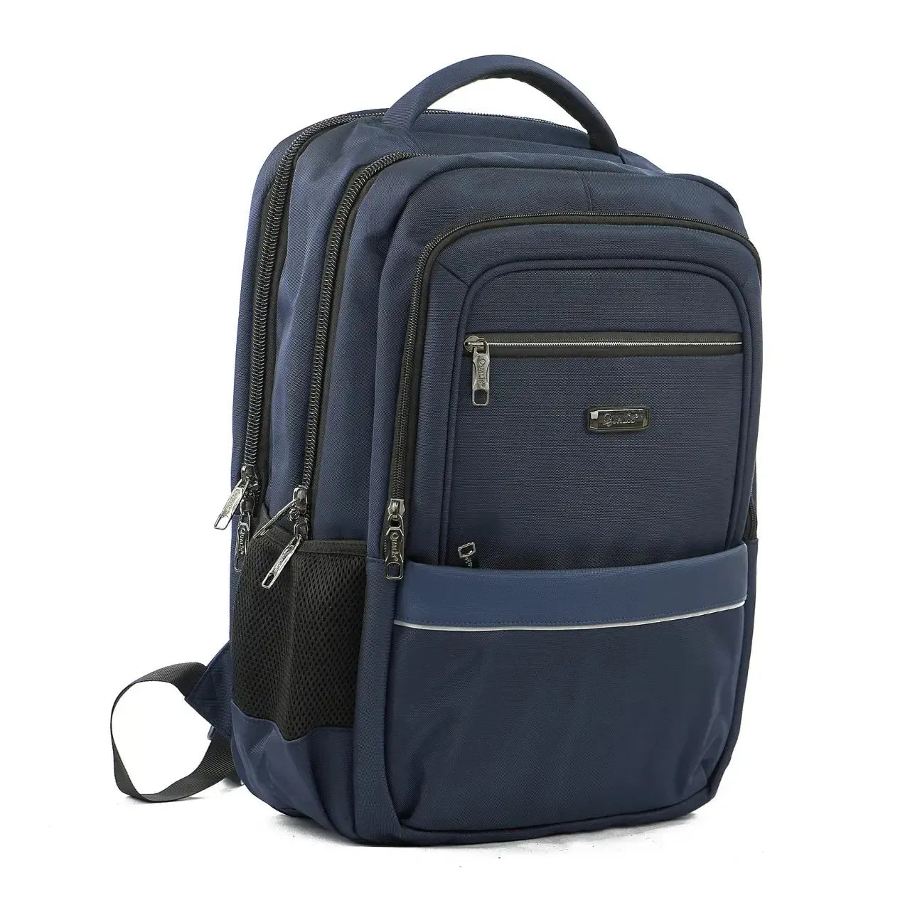 Mochila de Costas Azul Bolso Antifurto Reforçada Acolchoada